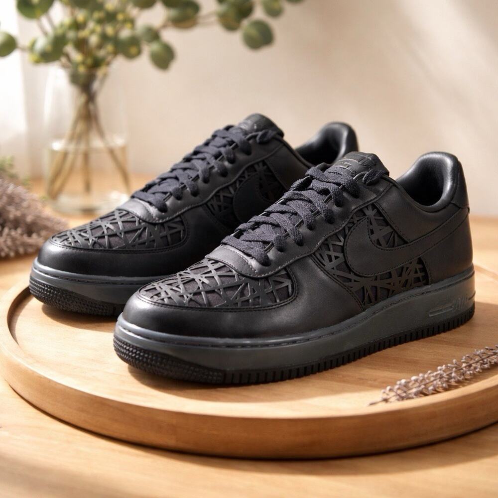 Nike Air Force 1 Supreme Max Air Birds Nest Size 13 Black Custom 318772-002